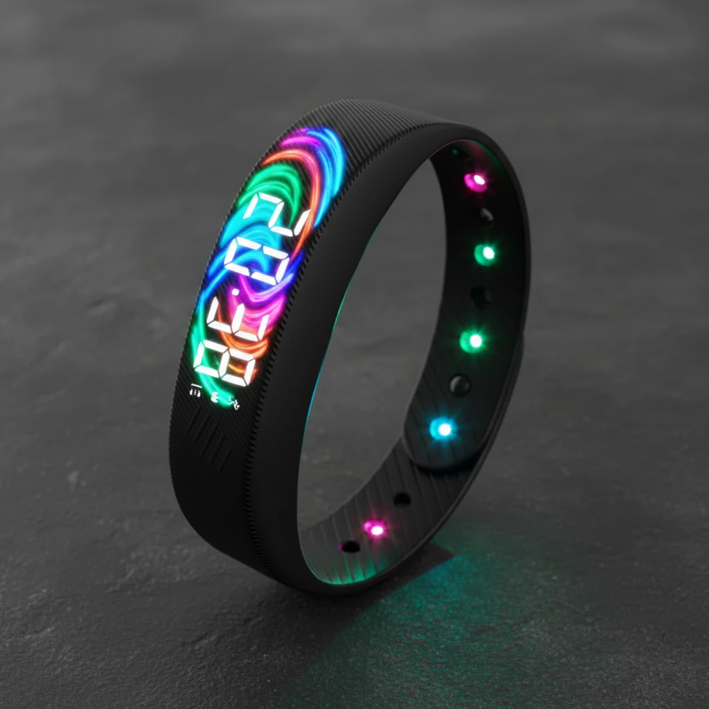 Bracelet LED détail
