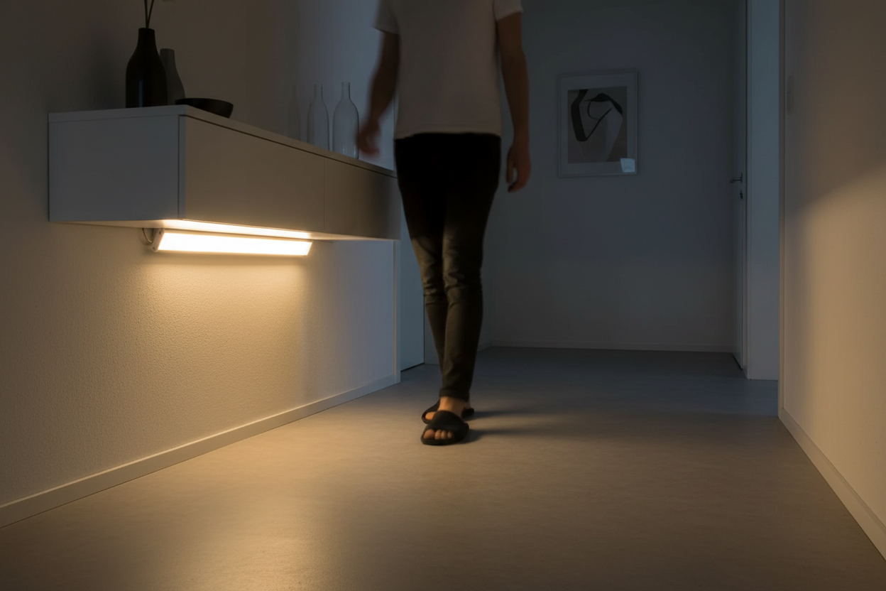 LED détection couloir